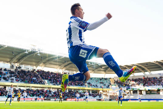 IFK Göteborgs Jakob Ankersen jublar