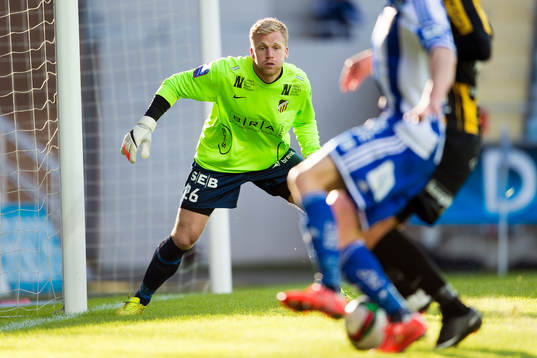 Häckens målvakt Peter Abrahamsson