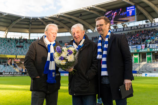 IFK Göteborgs legendar Bertil "Bebben" Johansson hyllas