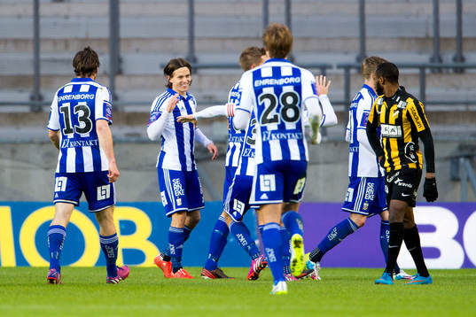 IFK Göteborgs Lasse Vibe jublar
