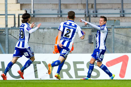 IFK Göteborgs Jakob Ankersen jublar
