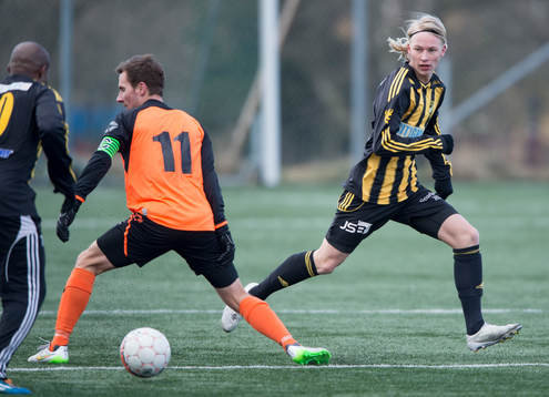 IFK Hässleholms Jonathan Brodén och Kristianstads Daniel
