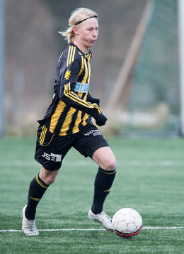 i träningsmatchen i fotboll mellan IFK Kristianstad och