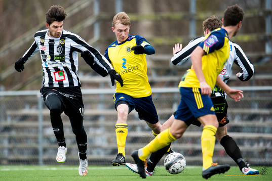 Landskronas Muamet Asanovski och Ängelholms Albin Nilsson