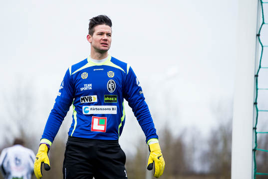 Landskronas målvakt Jonas Sandqvist