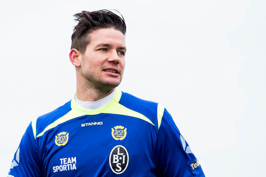 Landskronas målvakt Jonas Sandqvist