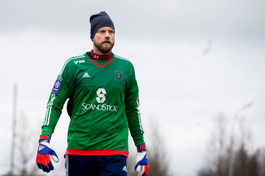 Ängelholms målvakt Oscar Berglund