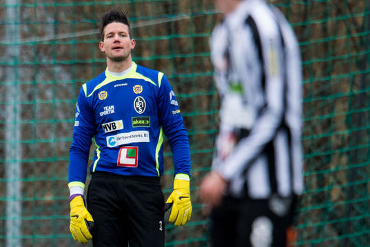 Landskronas målvakt Jonas Sandqvist
