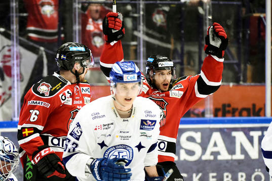 Malmö Redhawks Magnus Häggström och Björn Svensson