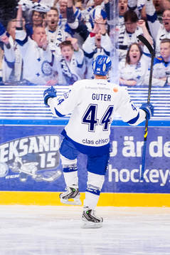 Leksands Mattias Guter jublar