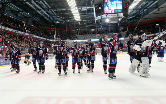 Linköpings supporters jublar