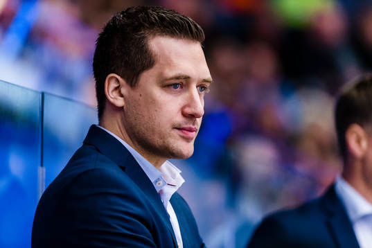 Växjös tränare Sam Hallam