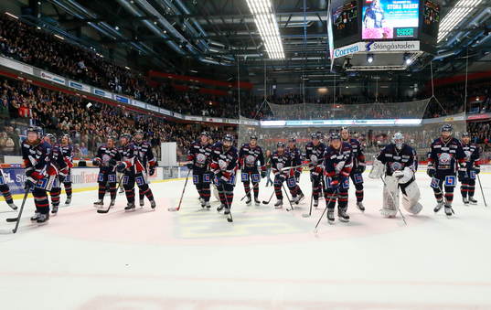 Linköpings supporters jublar