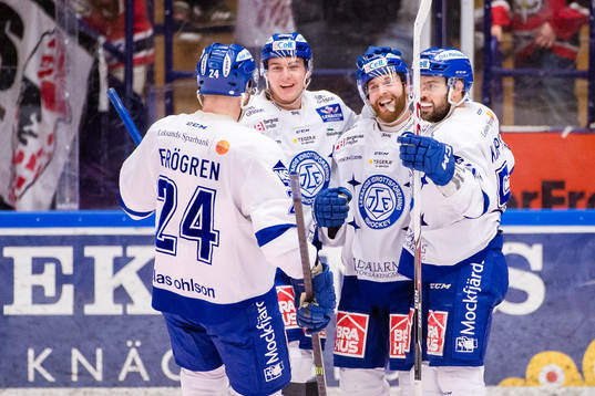 Leksands Martin Grönberg, Mattias Guter och Kevin Kapstad