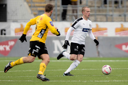 Elfsborgs Anders Svensson och Örebros Daniel Gustavsson