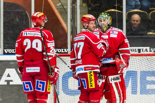 Modos målvakt Linus Ullmark Travis Roche Dennis Persson