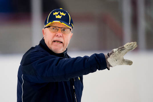 Sveriges förbundskapten Leif Boork