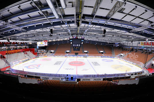 Coop Norrbotten Arena innan kvartsfinal sex i SM-slutspelet