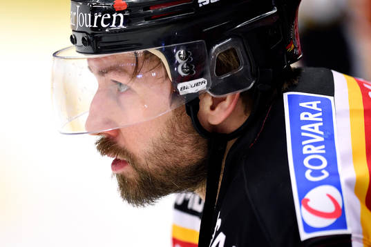 Luleås Per Ledin på uppvärmningen