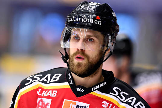 Luleås Jonathan Sigalet på uppvärmningen