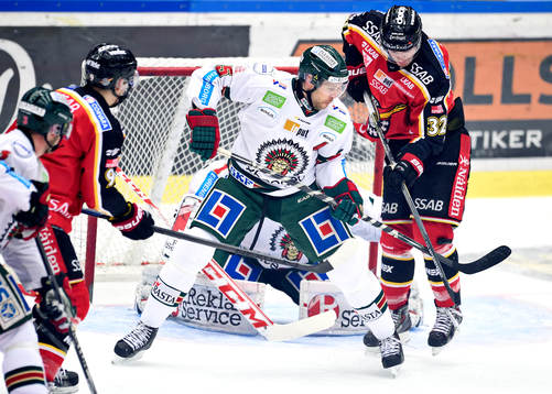 Frölundas Christian Bäckman och Luleås Lennart Petrell
