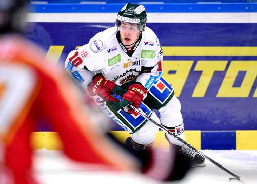 Frölundas Mattias Janmark med pucken