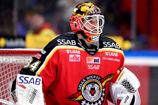 Luleås målvakt Joel Lassinantti