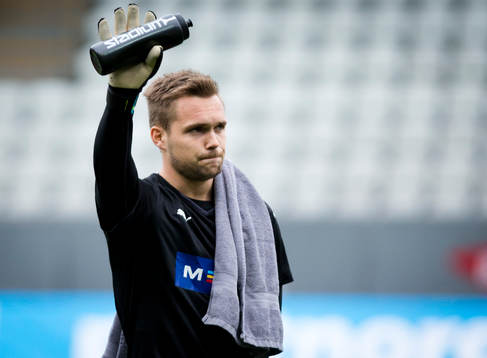 Örebros målvakt Oscar Jansson