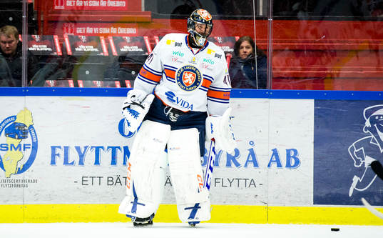 Växjös målvakt Cristopher Nihlstorp deppar