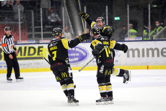 Västerås Nicholas Angell (v) Stefan Gråhns (m) och Eddie