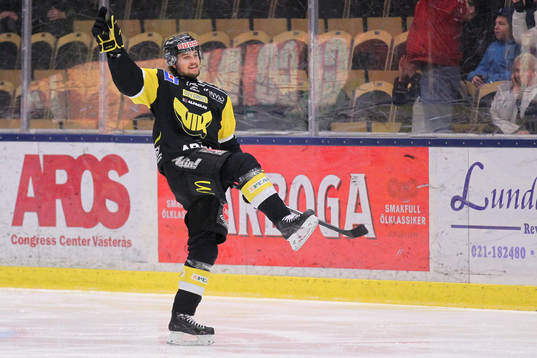 Västerås Mikael Frycklund jublar