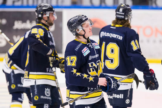 s Riley Holzapfel, Emil Johansson och Erik Andersson deppar
