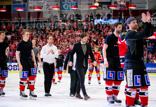 Deppigt hos Örebros Joonas Jalvanti, Johan Adolfsson, och