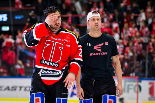 Deppigt hos Örebros Martin Johansson och Jared Aulin