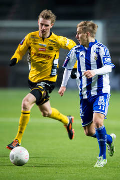 IFK Göteborgs Oskar Jansson och Elfsborgs Eric Nilsson