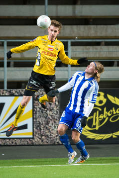 Elfsborgs Eric Nilsson och IFK Göteborgs Martin Johansson