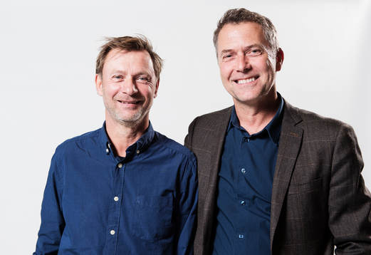 Häckens tränare Peter Gerhardsson och sportchef Sonny