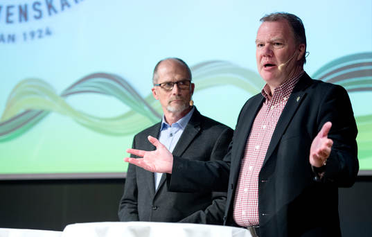 Karl-Erik Nilsson, ordförande för Svenska