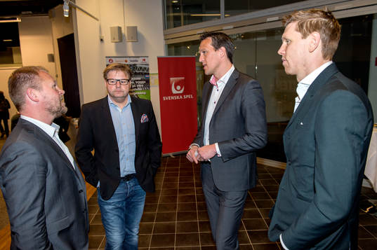 Peter Swärdh, tränare Kalmar, Svante Samuelsson och David