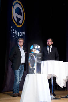 Peter Swärdh, tränare Kalmar och Alexander Axén,
