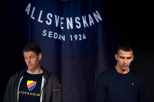 Nabil Bahoui, AIK  och Kenneth Höie, Djurgården deppar
