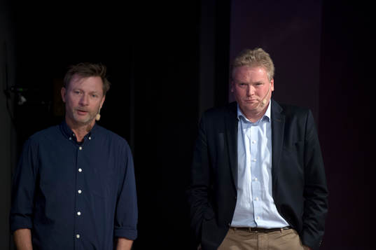 Peter Gerhardsson, tränare Häcken och Jörgen