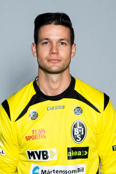 Landskronas målvakt Jonas Sandqvist