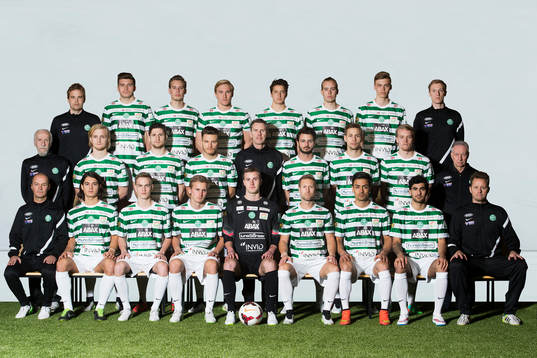 Västerås lagbild bakre raden fr.v. Martin Andersson,