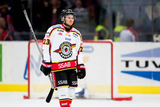 Luleås Lucas Wallmark deppar