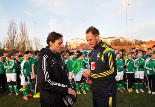 Roberto Capotondi, ordförande och tränare i Sundbybergs