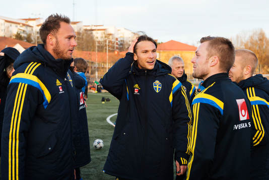 Andreas Granqvist, Albin Ekdal, Sebastian Larsson och Anton