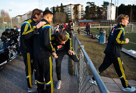 Albin Ekdal, Martin Olsson, Marcus Rohdén och Emil