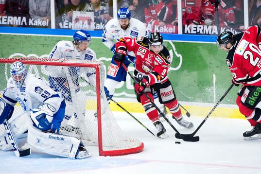 Malmö Redhawks Frederik Storm oroar bakom Leksands mål