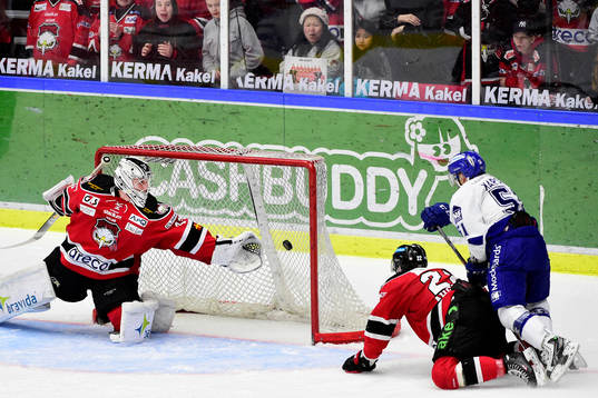 Leksands Kevin Kapstad gör 2-1 bakom Malmö Redhawks